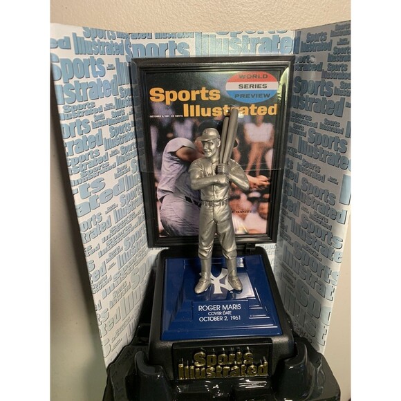 Roger Maris 1998 Sports Illustrated Collection Fine Pewter LE #229/9998 NIB - Picture 12 of 16